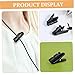 Sosoport 2pcs Headphone Cord Clip Earphone Management Clip Small Flexible for Earphone Cable Organizing Tool