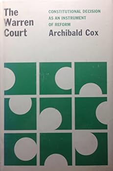Paperback Warren Court: Constitutional Decision As an Instrument of Reform Book