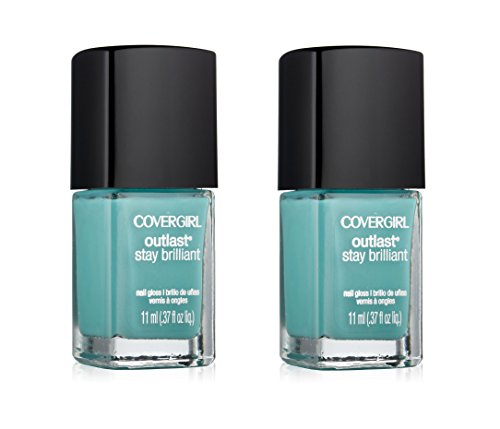 CoverGirl Outlast Stay Brilliant Mint Mojito 285 Nail Gloss -- 2 per case.