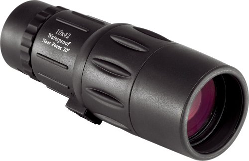 Orion 10x42 Waterproof Monocular - Compact and Portable for Magnified Views of Distant Wildlife, Birds, Scenery, Sporting Events, and Even the Moon