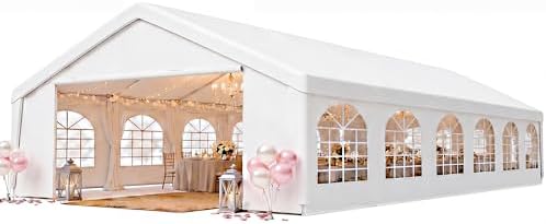 Aoxun 20x40 Party Tent,Heavy-Duty Canopy Tents for Parties Weddings Events