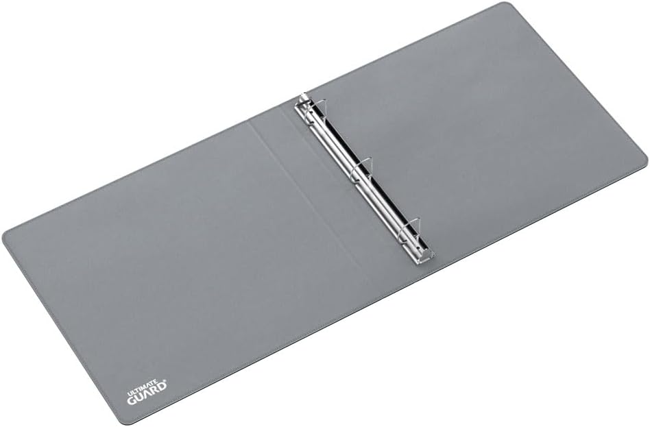 Ultimate Guard Collector's Album QuadRow Slim | Trading Card Collection Binder with Black Xenoskin Cover & Reinforced 3 Heavy Duty D-Ring | Perfect for TCG Sleeves | Holder Album