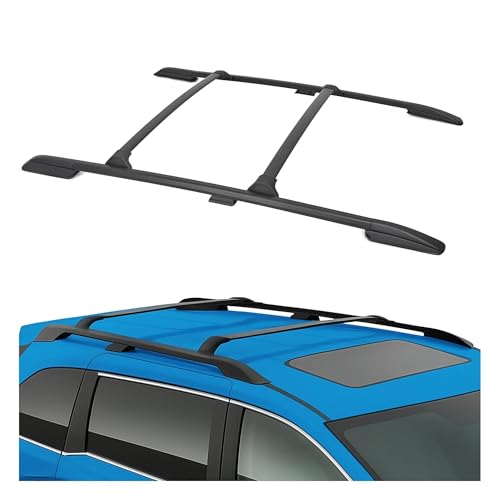 ECOTRIC Roof Rack Side Rails + Cross Bars Compatible with 2018-2024 Honda Odyssey (All Models) 08L04-THR-100 08L02-THR-102 4Pcs Rooftop Luggage Roof Rack Cargo Carrier