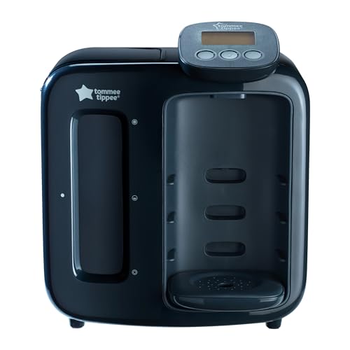 Tommee Tippee Perfect Prep Day & Night, Slate, Baby Bottle Formula Feed Maker with Antibacterial Filter, Digital Display and Adjustable Volume