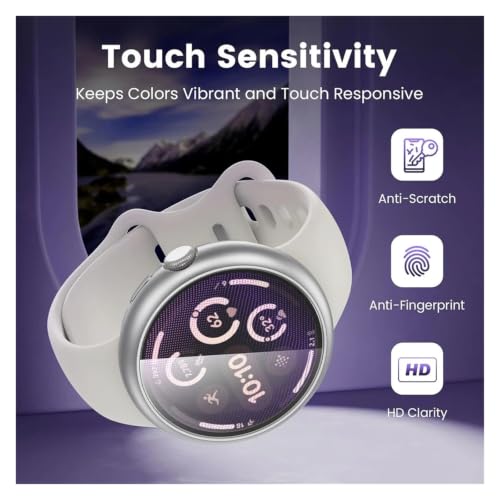 Écran brisé Pixel Watch évité avec cette coque PC vert et verre trempé - 5