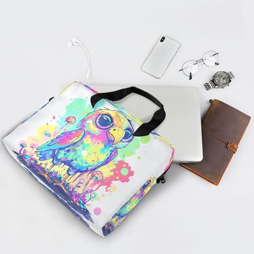 Bolso portatil para laptop 15.6" con diseño de loro miniatura 7