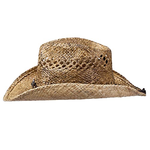Mix Brown Western Hats For Women Cowboy Outback Raffia Sun Hat Cowgirl Summer Beach Hats Shapeable Wide Brim #TOP1
