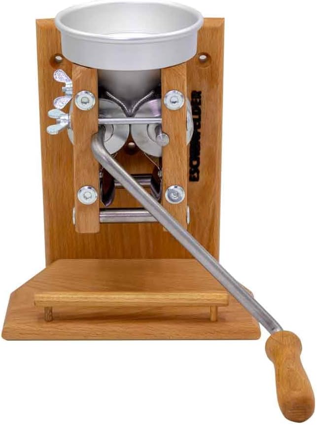 Eschenfelder Presse-grains mural avec entonnoir en aluminium