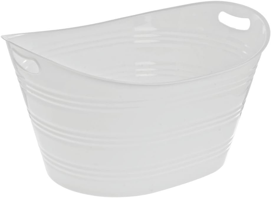 Creative Bath Storage Tub in White