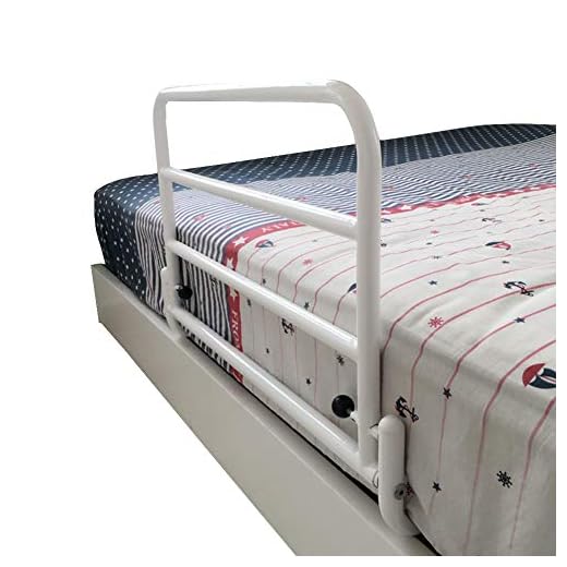 Vikbar säkerhetsstövel Medical Home Bed Assist Rail, stålhandtag för äldre i sängen, Queensize-säng och Kingsize-säng (storlek: Längd 60 cm)