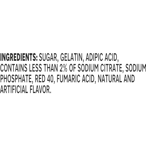 Jell-O Raspberry Gelatin Dessert Mix, Family Size, 6 oz Box