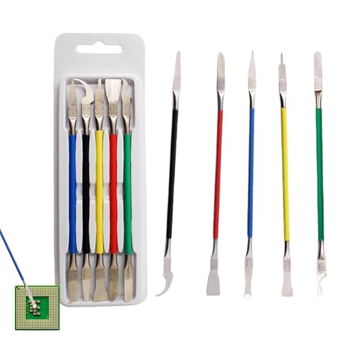 Taglierina per rimozione colla, taglierina per colla CPU, Raschietto per colla CPU chip di riparazione, Strumento per rimuovere colla in materiale d'acciaio per smontare CPU, chip, colla per bordi e p
