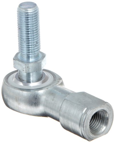 Sealmaster CTFDL 4Y Rod End Bearing With Y-Stud, Three Piece, Commercial, Self-Lubricating, Left Hand Female to Right Hand Male Shank, 1/4"-28 Shank Thread Size, ±25 degrees Misalignment Angle, 0.719" Thread Length
