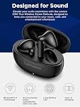 Lenovo E310 Ecouteurs stéréo sans fil True Bluetooth 5.3 ENC Bruit-annulation des écouteurs avec 13mm Type de haut-parleur-C Charge 20h Batterie Life for Music Calls Confortable Fit Earbuds sans fil - noir