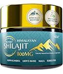100% Shilajit Puro del Himalaya Original 800MG, Hierbas Ayurvédicas 5 en 1, para 55 días, Probada en Laboratorio en Europa, 50g