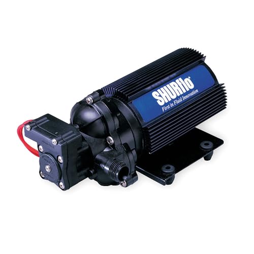 Shurflo 2088-313-145 Diaphragm Pump with Fin Cooled Motor (12VDC)