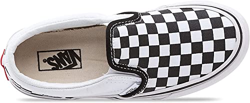 Vans Vans Kids Unisex Classic Slip-On Shoes, Size 11.5, Color (5GU) (Checkerboard) Black/True White