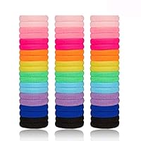 Algopix Similar Product 7 - 60 Pcs Baby Hair Ties for Toddlers Kids