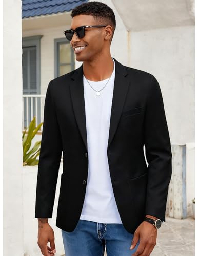 بليزر كاجوال للرجال من كوفاندي، جاكيتات رياضية خفيفة الوزن بزرين