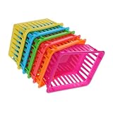 Design élégant : avec un look élégant et moderne, ces paniers à fournitures pour salles de classe sont disponibles en différentes couleurs, ajoutant une touche vivante à n'importe quelle salle de classe ou bureau, paniers à stylos et crayons en plastique, bacs à livres de classe