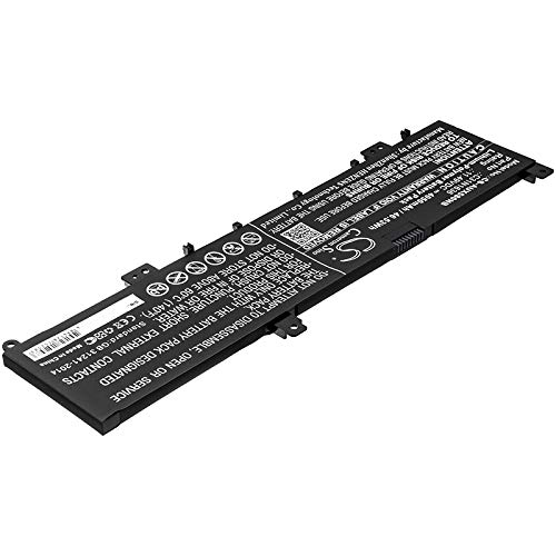 TECHTEK Batteria notebook 4050mAh compatibile con [Asus] N580, N580GD, N580GD-DB74, N580GD-DM230T, N580GD-E4047T, N580GD-E4171T, N580GD-E4189T, N580GD-E4288T, N580GD-E4382T, N580GD-E4405T, N580GD-FI0