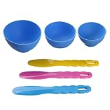 Dental Lab Rubber Mixing Bowl for Alginate Impression Plaster Materials Include3Pcs Rubber Flexible Bowl+3Pcs...
