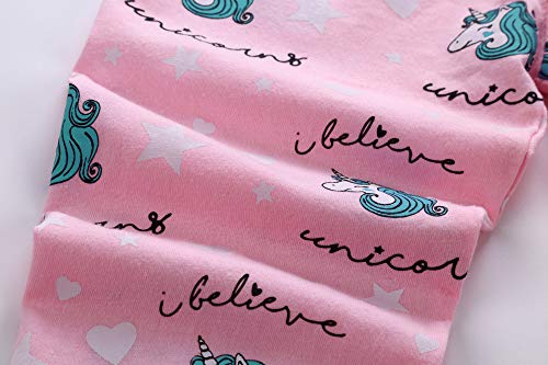 Image of Koian Little Girls' Short Pajamas Sets Toddler PJS Cotton Kids Sleepwears