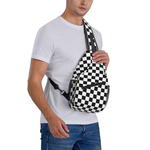 Image of Sling Backpack For Men Hiking Daypack Crossbody Shoulder Bag Travel Chest Pack | Hiking