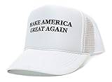 Make America Great Again Donald Trump 2016 Unisex-Adult One size Hat White/White