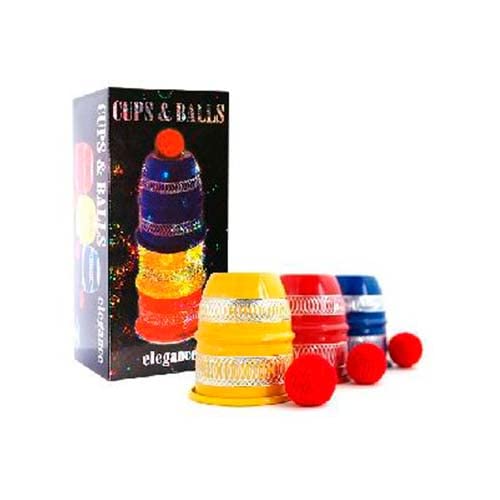 Magic Closeup Thomas Braun Becherspiel Bunt Aluminium Cups and Balls Zaubertrick Cover