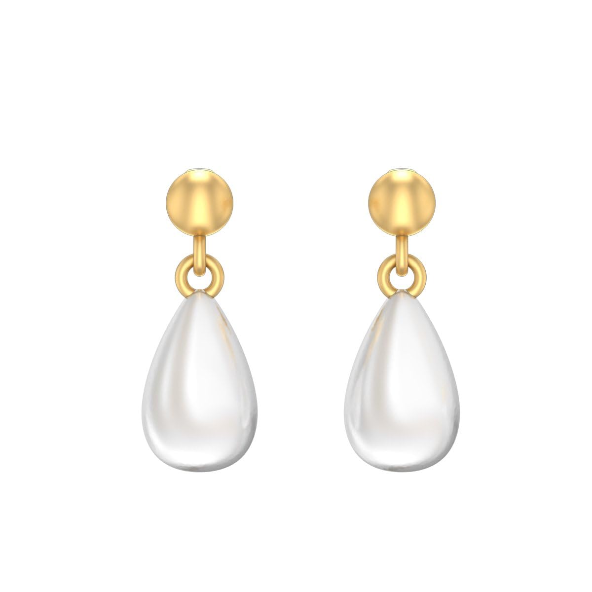 Mabel 925 Sterling Silver, 18 Kt Gold Plated Fresh Water Pearl Drop Earrings, Fine Jewellery Gifts for Women & Girls, Assured Purity & 6 Month Warranty* (B0D9BQ1DL7) Amazon Price History, Amazon Price Tracker