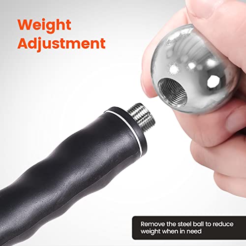 Funjump Golf Swing Trainer,Golf Training Equipment For Strength Grip Tempo & Flexibility Training Aid,46Inch For Beginner Golf Trainer Accessories #TOP4
