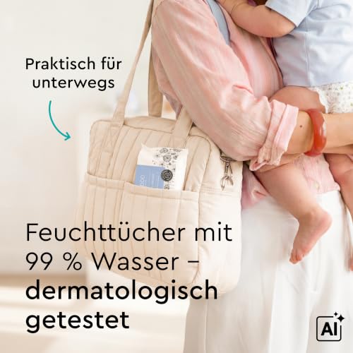 LILLYDOO Baby Feuchttücher mit 99% Wasser, 150 Stück (10 x 15) – Ansicht 3