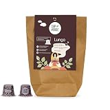 CUP VERDE – 30 Lungo Kaffeekapseln kompatibel mit Nespresso®/ fein aromatisch / 100% Arabica/schonend geröstet - nachhaltig Heimkompostierbar aus nachwachsenden Rohstoffen