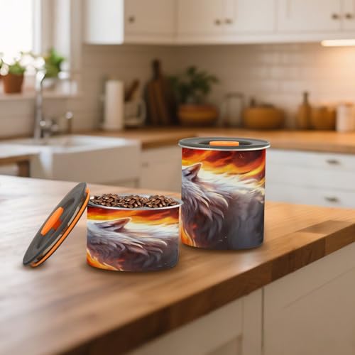 Bote de café hermético ATTX acero inoxidable 17oz miniatura 6