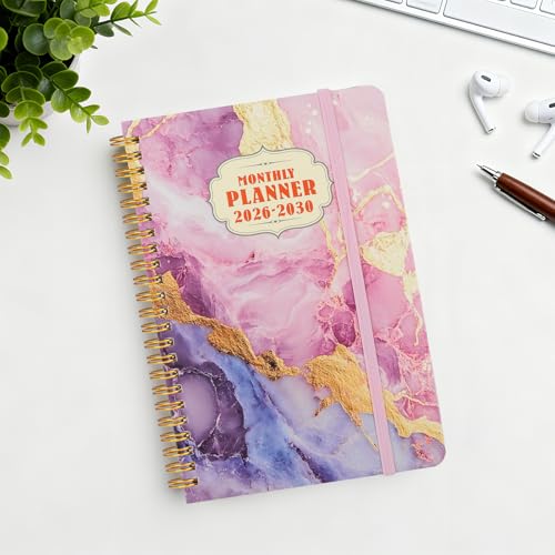 5-Year Monthly Planner 2026-2030, A5 Size, 60-Month Calendar with to-Do List, Spiral Bound Writing Plannner - Thumbnail 7
