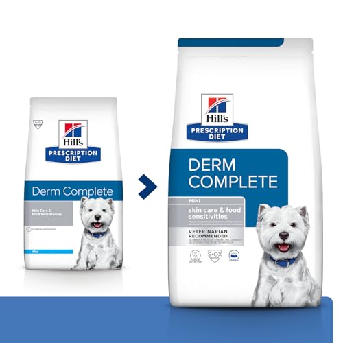 CROQUETTES Chien Adult Prescription Diets DERM Complete MINI - HILL'S 1 kg
