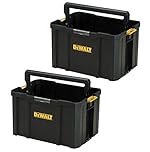Dewalt DWST1-71228 Tstak Tool Carry Open Tote Tool Box Carrier - Twin Pack