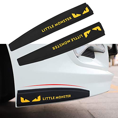 TIDO Universal Car Front Rear Bumper Lip Protector Guard,Side Skirt Anti-Collision Patch Bumper Guard Strip for Cars SUV Pickup Truck (Pack of 2)
