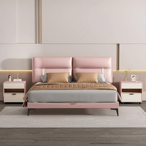 Yajuer Nightstand, Bedside Tables with Storage Drawers, Modern Night Stand, Cute Nightstand, Small Wooden Dresser Chest for Bedroom Small Spaces(Gray,40 * 40 * 53cm)