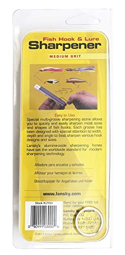 Lansky Multi-Groove Fishing Hook Sharpener, Cermaic (280 Grit) - LFISH - Thumbnail 5