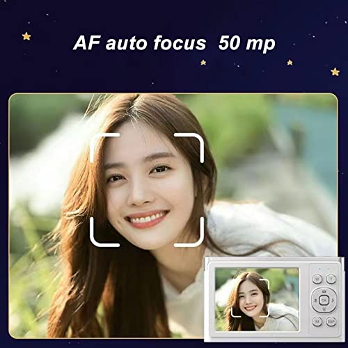 4K Digital Camera, 4K Portable Small Camera, 50MP Vlogging Camera with 2.88in IPS Screen and 16X Digital Zoom, for Teens Students Boys Girls Seniors