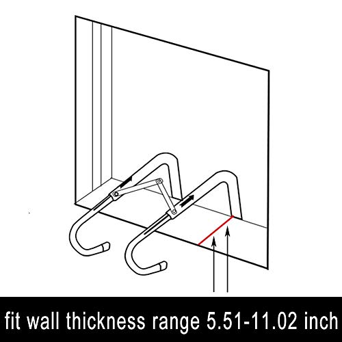 Image of Fire Escape Ladder, 5&6 Story Emergency Portable Safety Ladder for Adults & Kids with Anti-Slip Rungs and Wide Steps V Center Suitable for Windows and Balcony|15-Foot