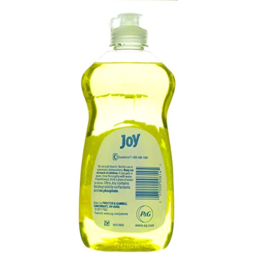 Joy Ultra Dishwashing Liquid, Lemon Scent 12.60 Oz (Pack Of 8) #TOP3