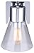CANARM IWF412B01CH LTD 1 Light Wall Fixture with On/Off Switch, Chrome with Clear Glass