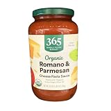 365 by Whole Foods Market Organic Romano & Parmesan Pasta Sauce, 25 OZ