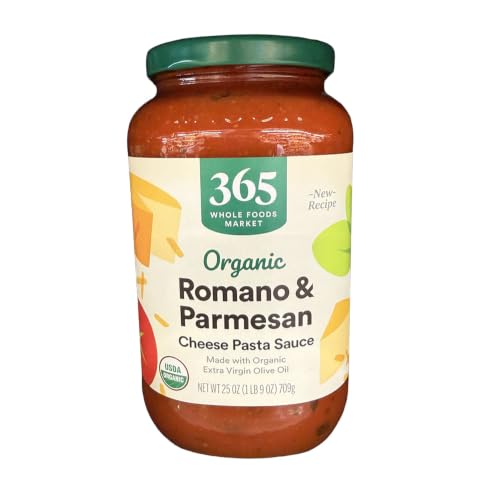 365 by Whole Foods Market Organic Romano & Parmesan Pasta Sauce, 25 OZ