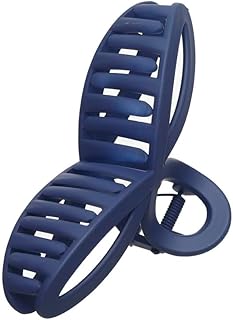 Plastic Hair Clip Touque For Women - Navy