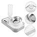 Hemoton Automatic Cat Feeder Detachable Water Dispenser Dog Bowl Easy to Use No Spill Pet Food and Water Bowl