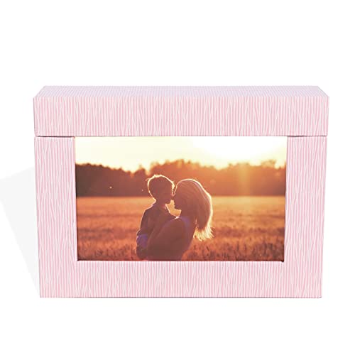 Aiuonenian Photo Storage Boxes 5 X 7, Photo Presentation Box Cardboard For Pictures, Family Photos Storage Box Set, Small Photo Storage Box Archival, Photo Gift Boxes (Pink) #TOP30